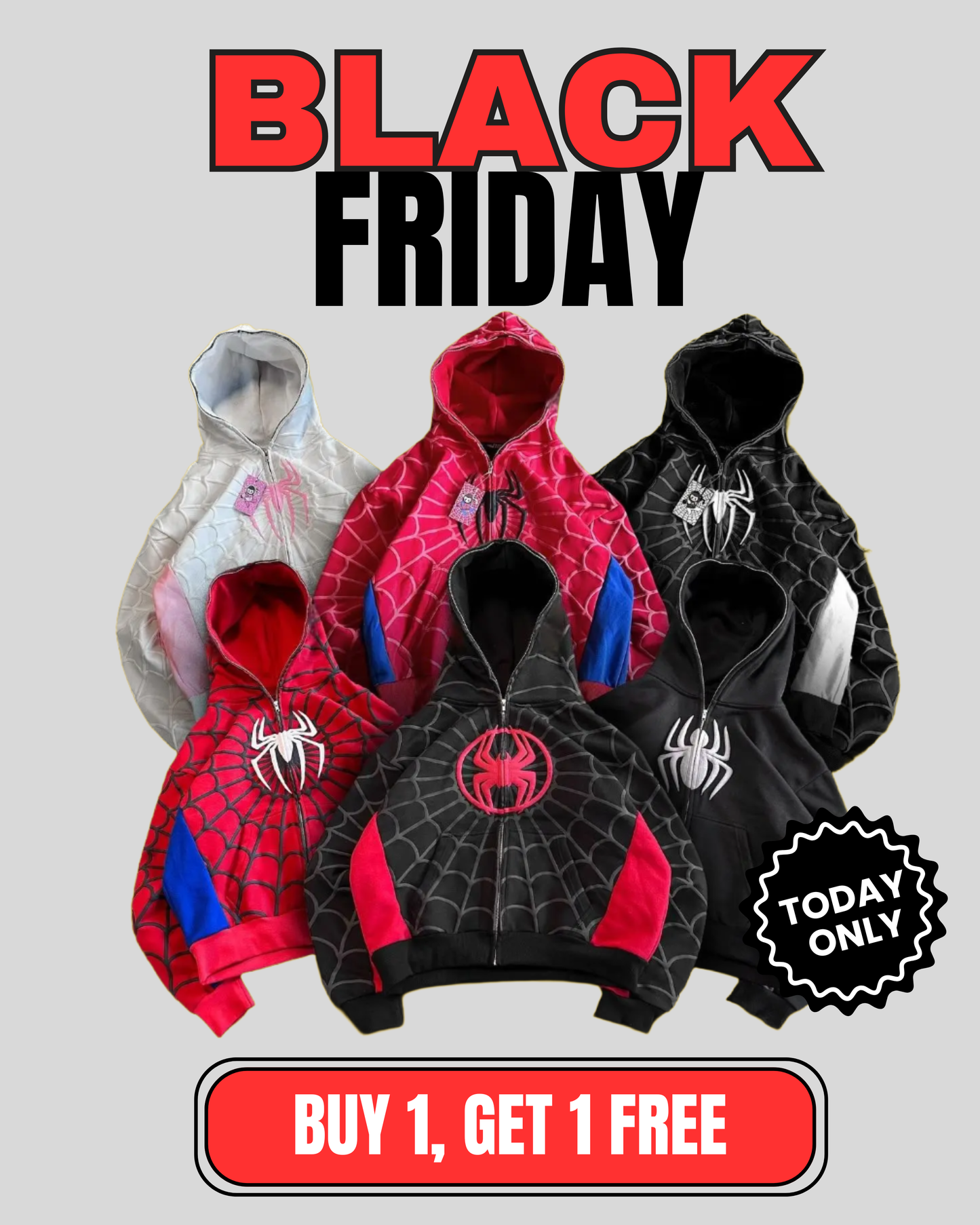 MOIRLY - "SPIDEY" ZIP-UP